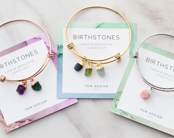 Gemstone Bracelet • Birthstone Bracelet • Natural Gemstone • Birthstone Gift • Gift for Her • Bridesmaid Gift • Birthday Gift • Gem • GEM