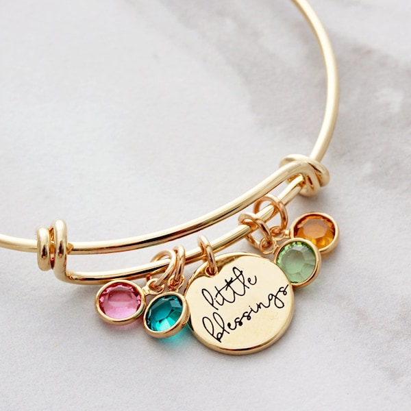 Mother's Day Gift • Birthstone Bracelet • Personalized Bracelet • Birthstone Jewelry • Custom Birthstone Bracelet • Personalized Mom 16 SLD