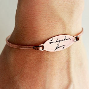 Actual Handwriting Bracelet - Custom Handwriting Bracelet, Signature Bracelet, Memorial Bracelet, Handwriting Gift, Actual Handwriting HND