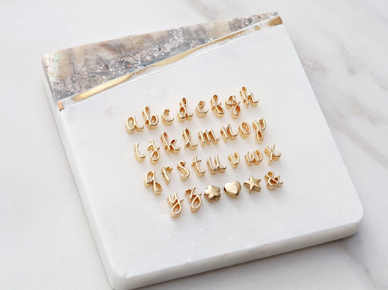 Dainty Bracelet Set Initial Bracelet dot Bracelet Etsy