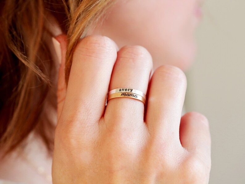 Personalized Ring / Dainty Ring / Name Ring / Stacking Ring