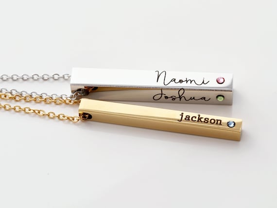 Gift / Birthstone Necklace / Custom 