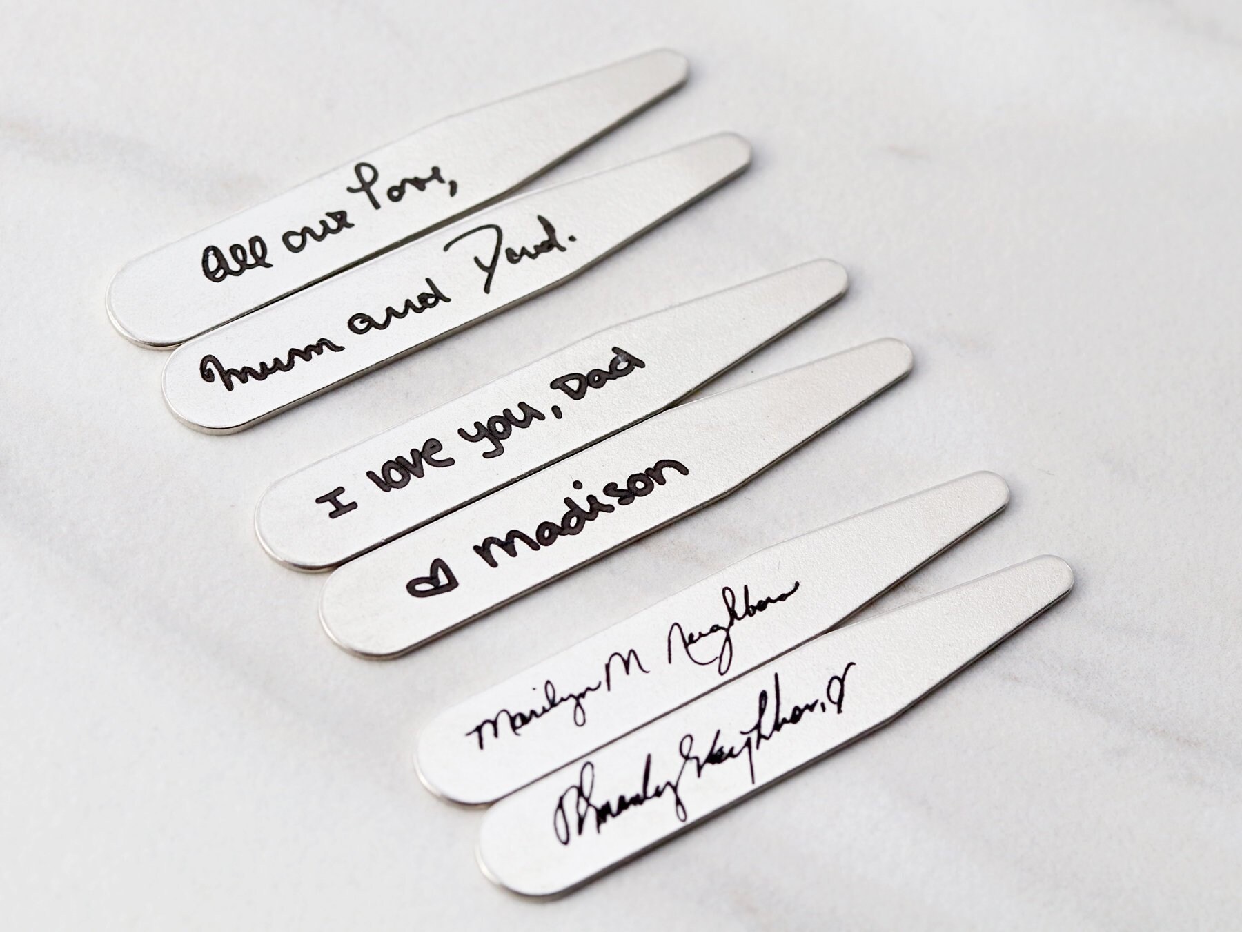 Personalized Collar Stays Custom Collar Stays Anniversary Wedding Personalized Gift for Fathers Day Hand Stamped Mens Collar Stay Personalized Collar Stays Custom Collar Stays Anniversary Wedding Personalized Gift for Fathers Day Hand Stamped Mens Collar Stay