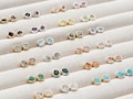 Gemstone Stud Earrings • Birthstone Post Earrings • Natural Gemstones • Birthstone Gift • Birthday Gift • Bridesmaids • Birthstone Gift GSP