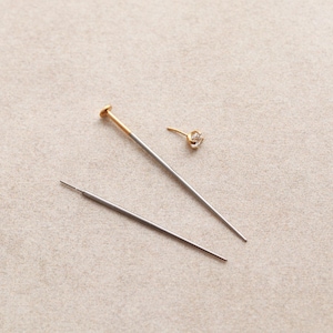 Titanium Insertion Tool Flat Back Insertion Tool, Threadless Push Pin, Flat Back Earrings, Hypoallergenic, 18 Gauge Insertion Guide FEXI image 3