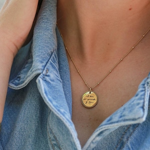 Handwriting Necklace - Actual Handwriting Jewelry Personalized Rope Necklace, Memorial Gift, Custom Signature Engraved Pendant, Rope ZUNO image 2