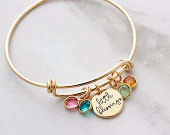 Mother's Day Gift • Birthstone Bracelet • Personalized Bracelet • Birthstone Jewelry • Custom Birthstone Bracelet • Personalized Mom 16 SLD