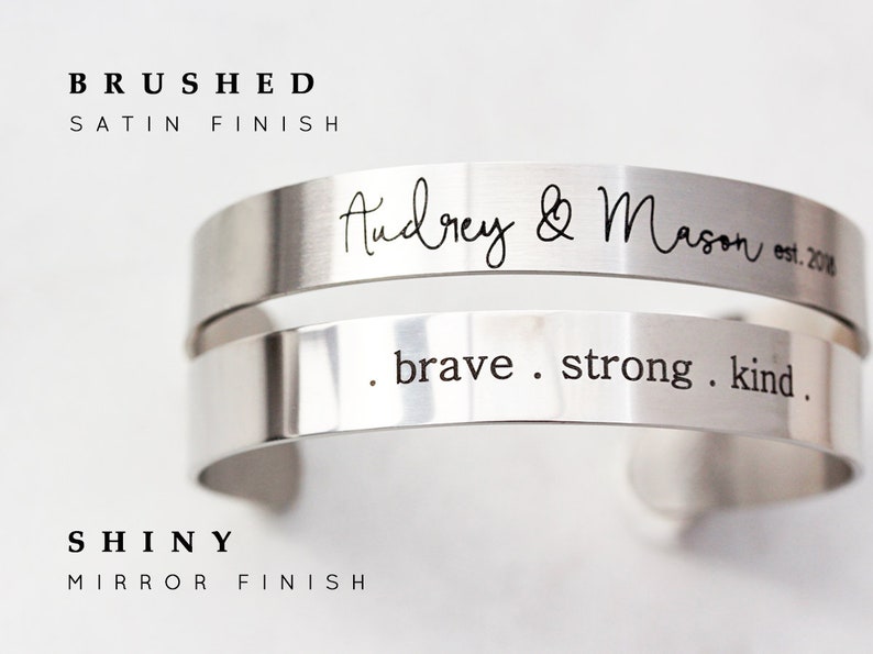 Actual Handwriting Bracelet Handwriting Bracelet, Engraved Cuff Bracelet, Engraved Handwriting Bracelet, Custom Handwriting, Medium HND image 5