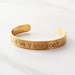Mother's Day Gift - Handwriting Bracelet, Children's Actual Handwriting, Engraved Cuff Bracelet, Custom Bangle, Handwriting Gift, Medium HND 