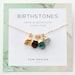 Birthstone Necklace • Gemstone Necklace • Gem Necklace • Raw Birthstone • Gift for Her • Family Birthstones • Mother Gift • Gemstone GEM 