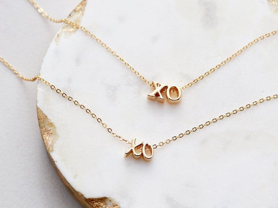XO Necklace - Gold Jewelry | Nashelle