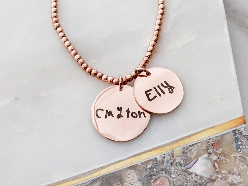Handwriting Bracelet • Memorial Bracelet • Actual Handwriting • Remembrance Gift • Grieving Gift • Actual Signature • Engraved Bracelet HND image 5