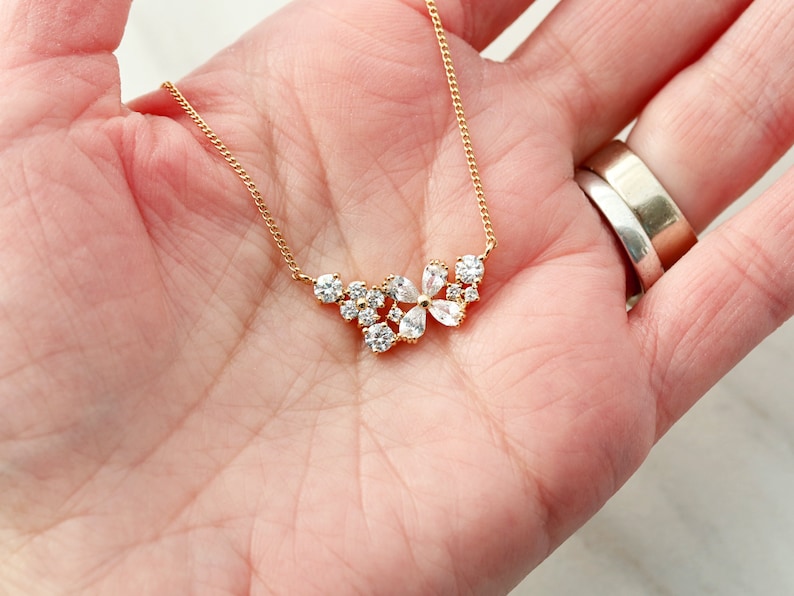 Flower Girl Necklace / Flower Girl Gift / Children's Etsy