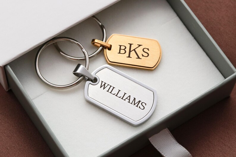 Custom Engraved Keychain - Personalized Keychain, Name Keychain, Custom Text Keychain, Gift for Him, New Driver Gift, Gift for Teens MXE2 image 10