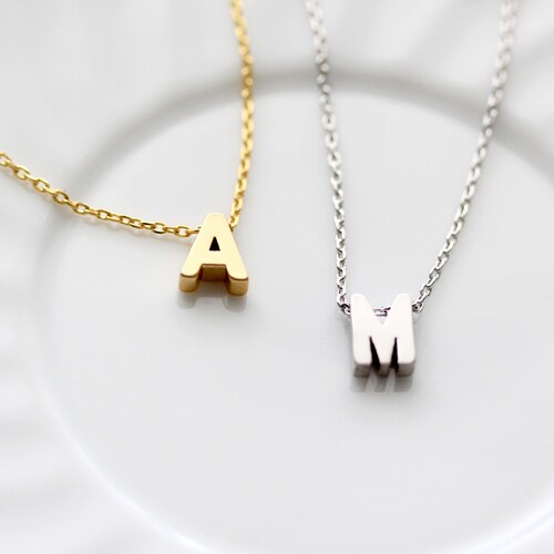 Initial Necklace / Monogram Necklace 