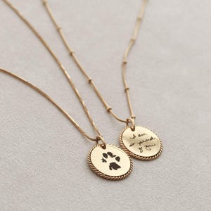 Handwriting Necklace - Actual Handwriting Jewelry Personalized Rope Necklace, Memorial Gift, Custom Signature Engraved Pendant, Rope ZUNO image 5