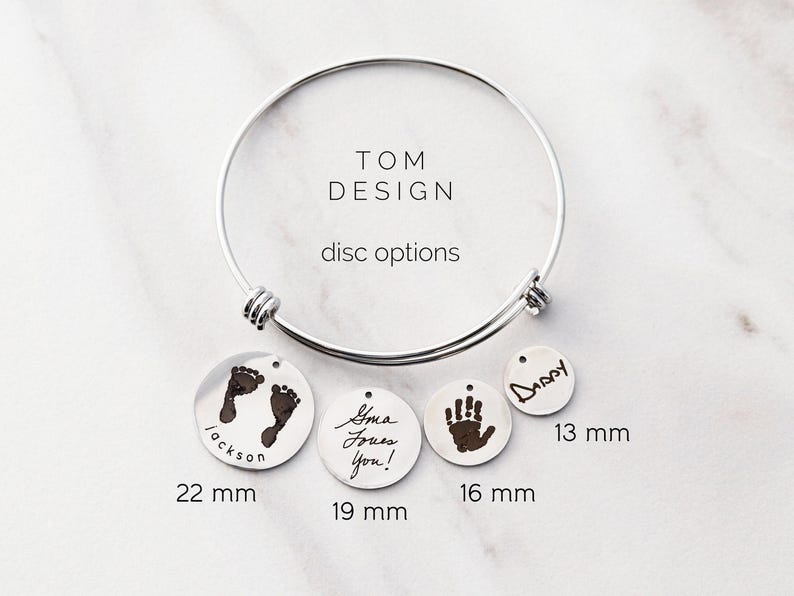 Pulsera con escritura a mano • Pulsera con firma • Escritura a mano real • Pulsera rígida con escritura a mano • Regalo conmemorativo • ZUNO personalizado imagen 2