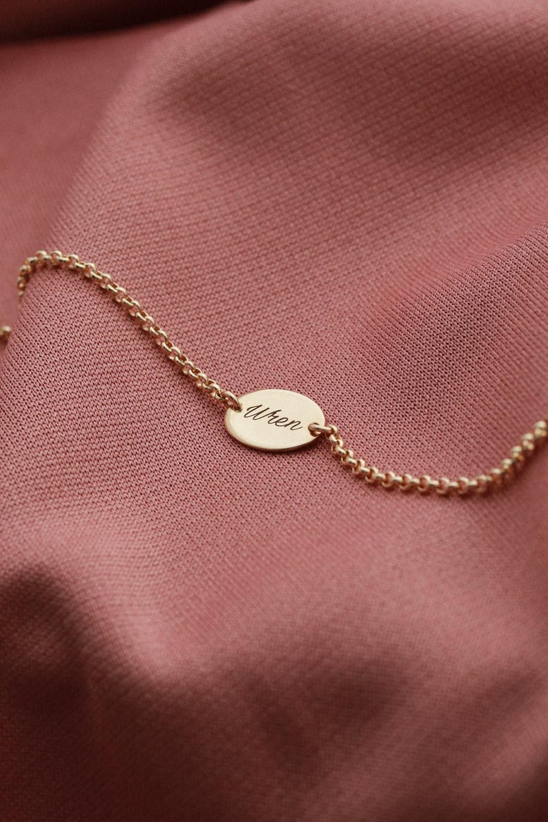 Engraved Oval Bracelet Personalized Name Bracelet 14k Gold Filled Or engraved-oval-bracelet-personalized-name-bracelet-14k-gold-filled-or