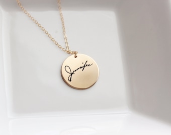 Handwriting Necklace • Handwriting Jewelry • Signature Necklace • Signature Jewelry • Memorial Necklace • Signature Pendant Handwriting, HND