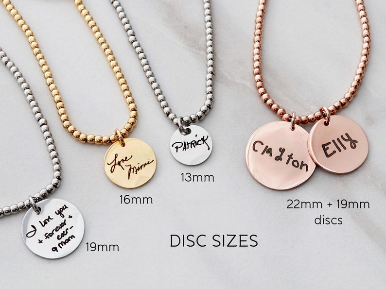 Handwriting Bracelet • Memorial Bracelet • Actual Handwriting • Remembrance Gift • Grieving Gift • Actual Signature • Engraved Bracelet HND image 6