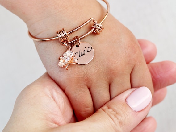 Buy Personalised Baby Bracelet Toddler Bracelet Kids Name Bracelet  Childrens Name Bracelet Baby Bracelet Kids ID Bracelet Baby Gift Online in  India - Etsy