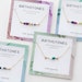 Birthstone Bar Necklace • Birthstone Necklace • Gemstone Bar Necklace • Birthstone Jewelry • Birthstone Bar • Personalized Gifts for Mom GEM 