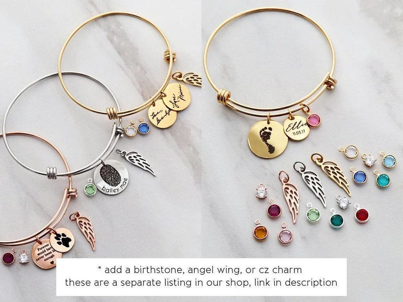 Pulsera con escritura a mano • Pulsera con firma • Escritura a mano real • Pulsera rígida con escritura a mano • Regalo conmemorativo • ZUNO personalizado imagen 6
