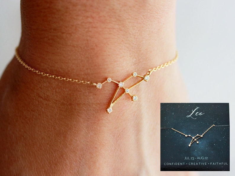 Zodiac Bracelet / Astrology Bracelet / Zodiac Constellation / Etsy