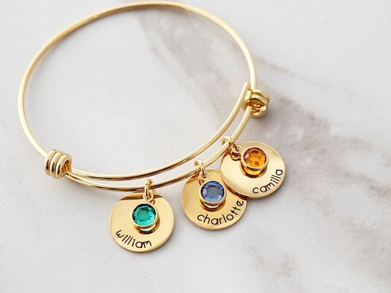 Birth Charm Bracelet Birth Charm Bracelet