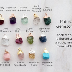 Gemstone Bracelet Birthstone Bracelet Natural Gemstone Birthstone Gift Gift for Her Bridesmaid Gift Birthday Gift Gem GEM image 9