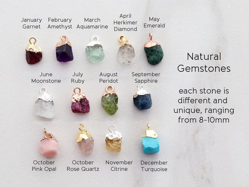 Gemstone Bracelet Birthstone Bracelet Natural Gemstone Birthstone Gift Gift for Her Bridesmaid Gift Birthday Gift Gem GEM image 9