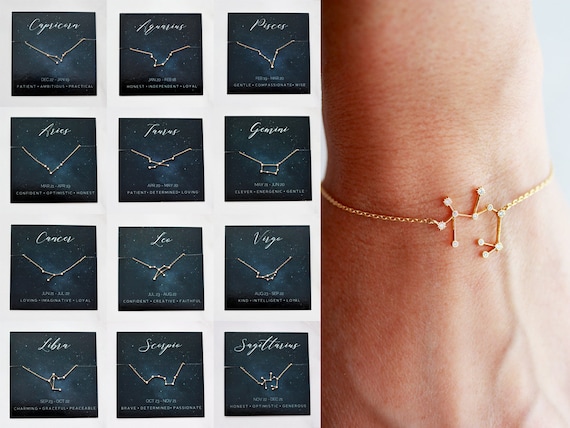Constellation Zodiac Bracelet Constellation Gift Astrology