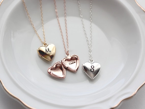 Love Heart Locket Necklace Charm