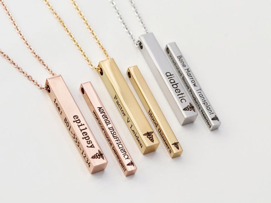 Eliquis medical store alert necklace