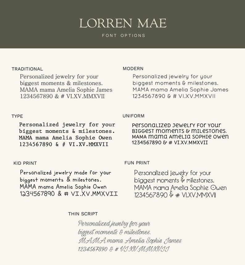 Larger font