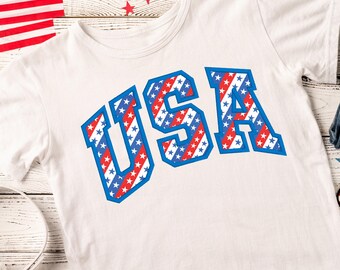 USA Applikation Maschinenstickerei