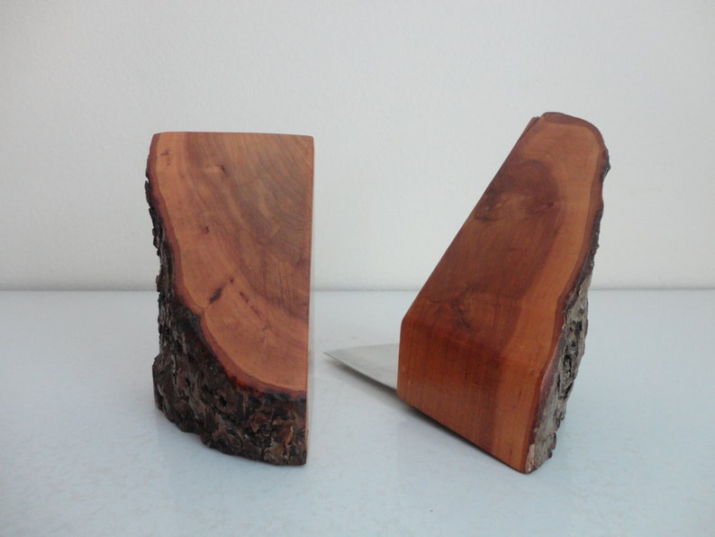 rustic wood bookends rustic wood bookends