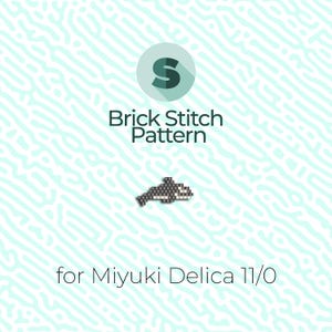 Orca Steinstich Muster und Peyote Muster - für Miyuki Glasperlen 11/0