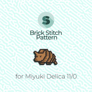 Amardillo Brick Stich Muster und Peyote Muster - für Miyuki Rocailles 11/0