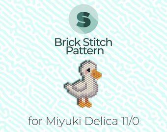 Duck Stickmuster für Miyuki Saatperlen 11/0 und Peyotemuster
