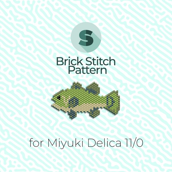Fish Chain Perler Pattern Fish Perler Bead Pattern - Etsy