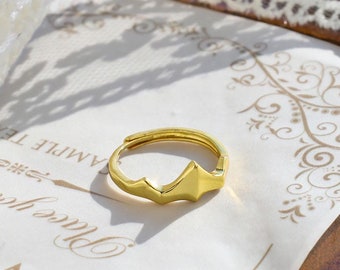 Mermaid Wedding Crown Ring, Adjustable Ring, Crown Ring, Princess Ring, Adjustable Gold & Silver Ring, Princess Crown Ring, jewelry