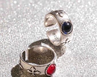 S925-Howl Rings - Sophie Ring-Howl And Sophia-anniversary -925 Sterling Silver Couple Rings - adjustable ring- Anime Rings-wedding-LOVE