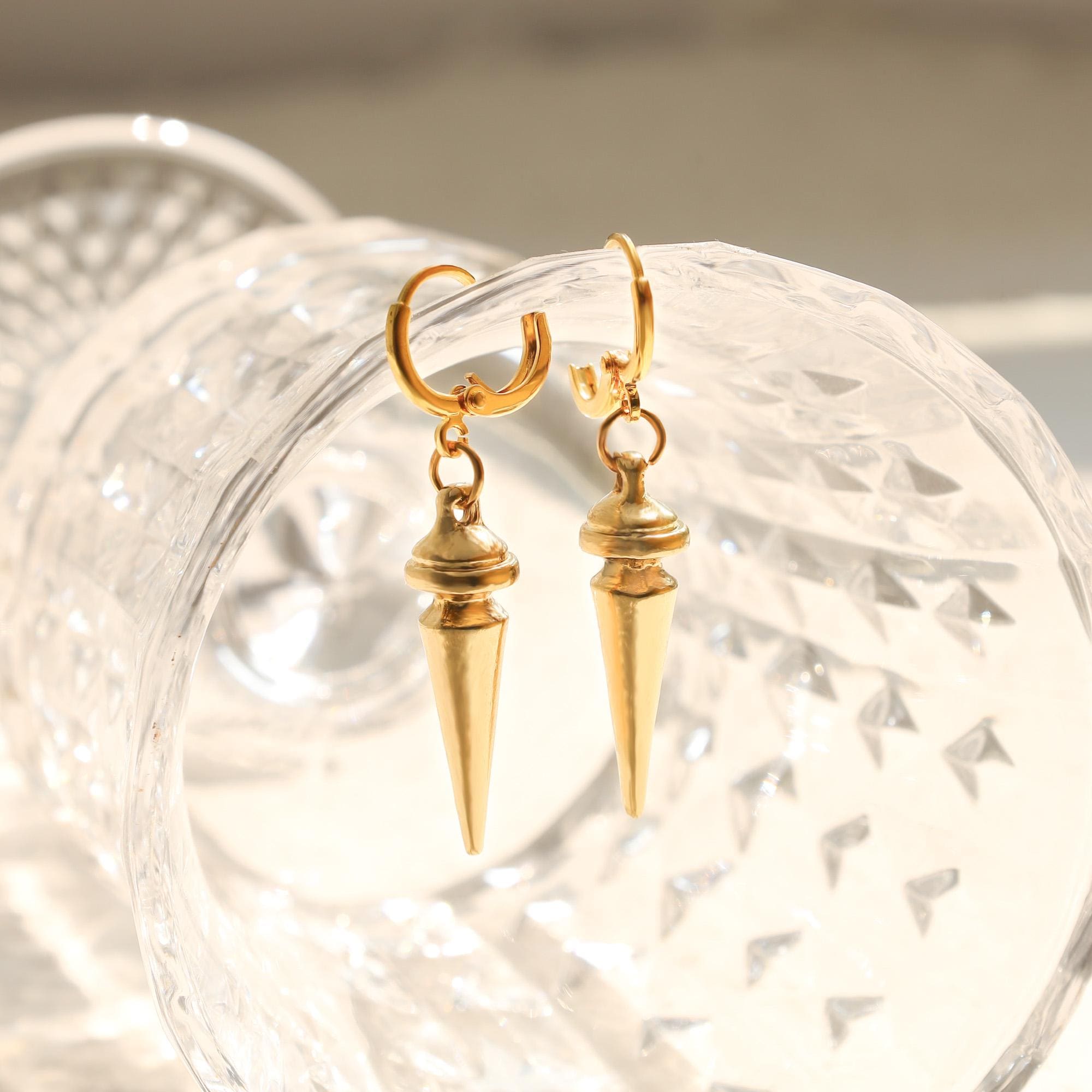 Gold penis earrings - Etsy 日本