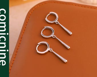 Zoro , cosplay,ZORO Silver earrings,14k Gold, 925 Sterling Silver, Gold Dangle Earrings: zoro earring, Long Bar Dangle,Gifts for Boyfriend