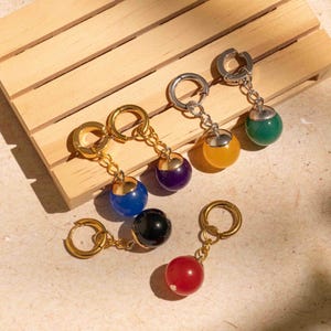 Goku Earring: Anime Cosplay Jewelry,14K gold-plated，Dragon Jewelry,Cosplay Earrings,Goku,Gifts for Boyfriend
