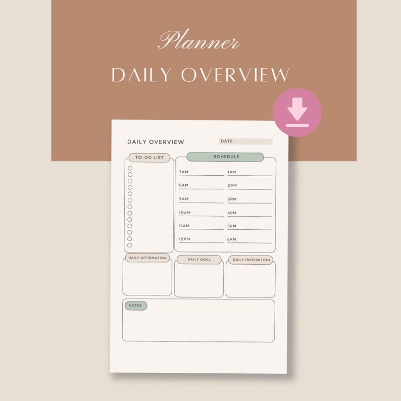 7 Printable Ultimate Planner Templates: Daily, Weekly, Monthly & Yearly ...