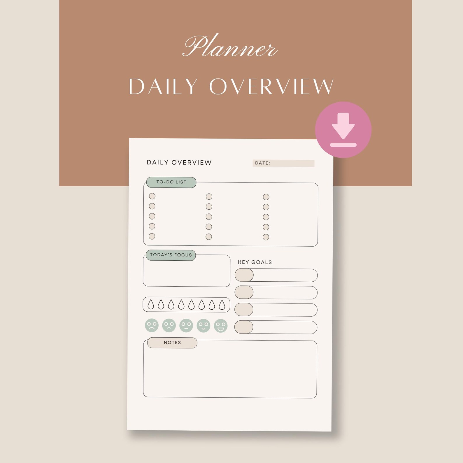 7 Printable Ultimate Planner Templates: Daily, Weekly, Monthly & Yearly ...