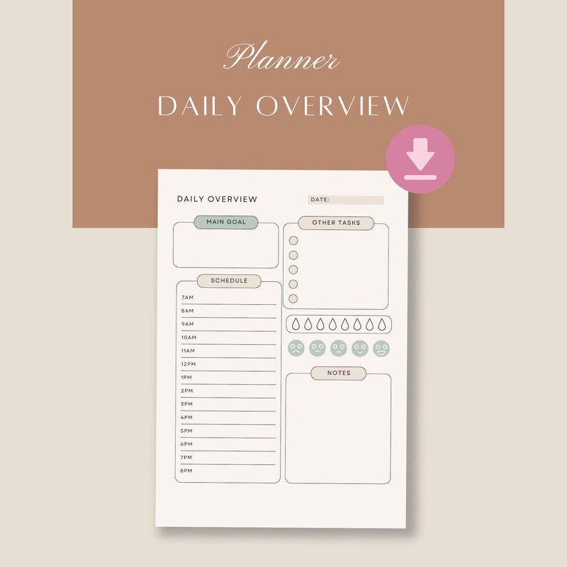7 Printable Ultimate Planner Templates: Daily, Weekly, Monthly & Yearly ...