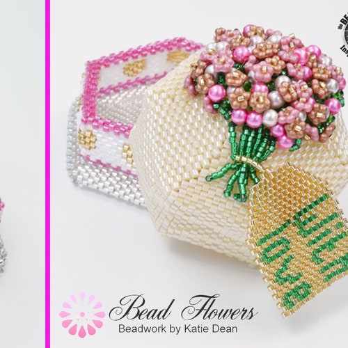 Beaded Birthday Cake Box Tutorial. Beading Pattern to Make a Etsy